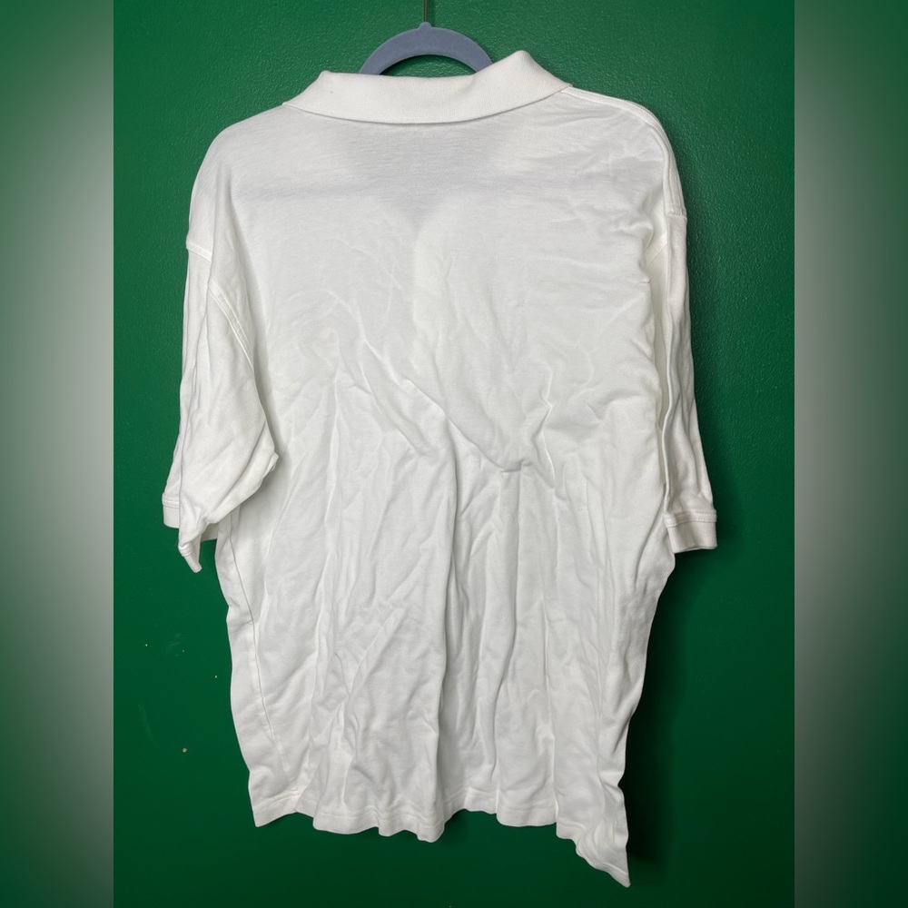 NWOT Masters men’s Golf Cotton polo White Shirt Augusta National pro shop XL - Picture 5 of 5